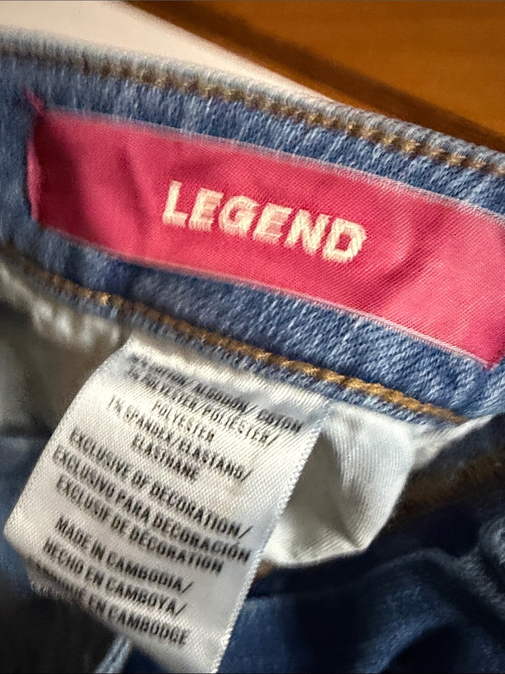 Idyllwind legend Blue Bootcut Jeans with Cream Embroidery - Picture 7 of 10